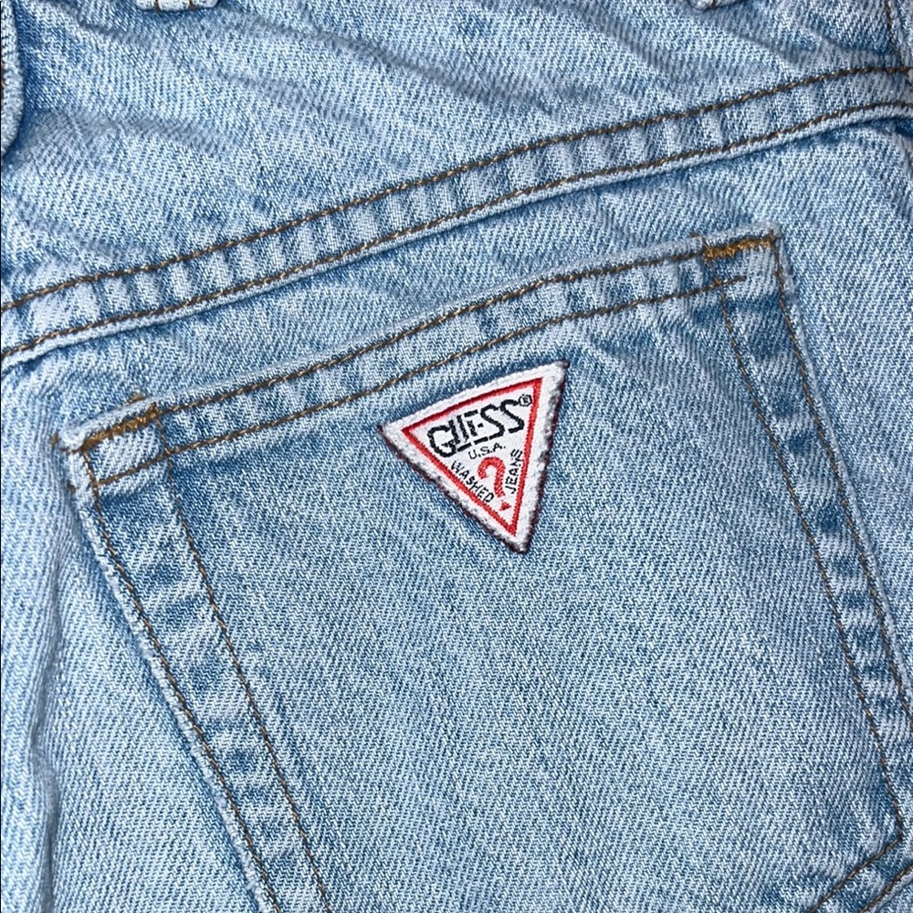 Y2K Guess Vintage Size 29 Classic Blue Denim Jeans - Picture 10 of 10